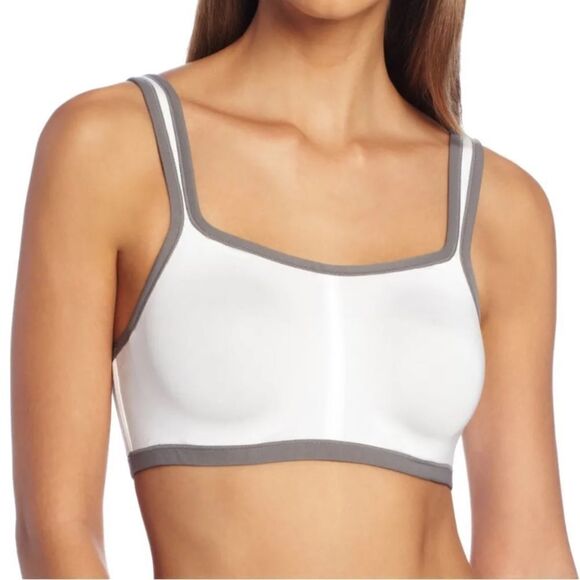 Natori Power Yogi white convertible sports bra size 32 DD - Picture 1 of 6